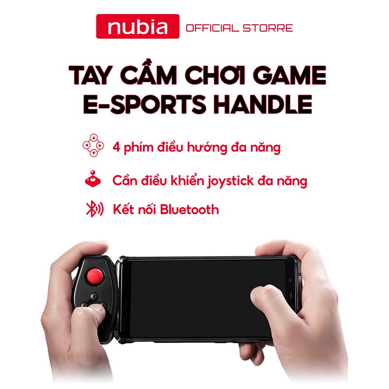 Tay Cầm Chơi Game Cho Điện Thoại Nubia Redmagic - kết nối bluetooth nhanh chóng - lắp đặt dễ dàng và tiện lợi