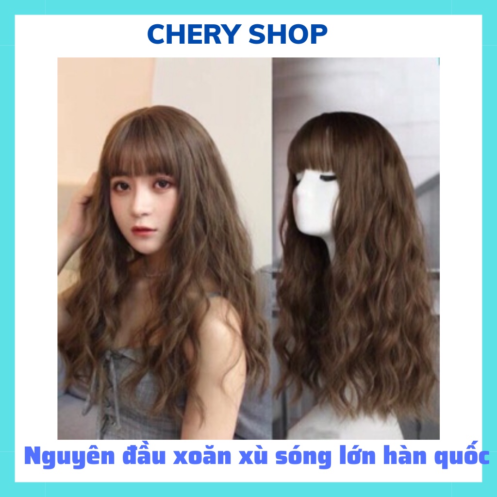 Tóc giả xù lửng  FREESHIP ❤️ Nguyên đầu xoăn xù lửng