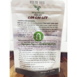 Tinh bột cám gạo lứt
