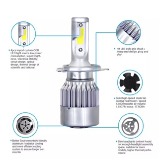 Đèn pha led C6 H4 Siêu Sáng Tốt Nhất B