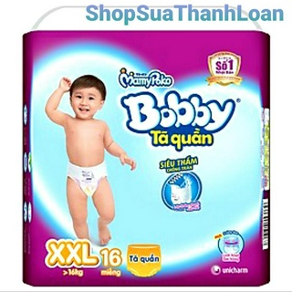 Tã quần bobby size xxl16 miếng