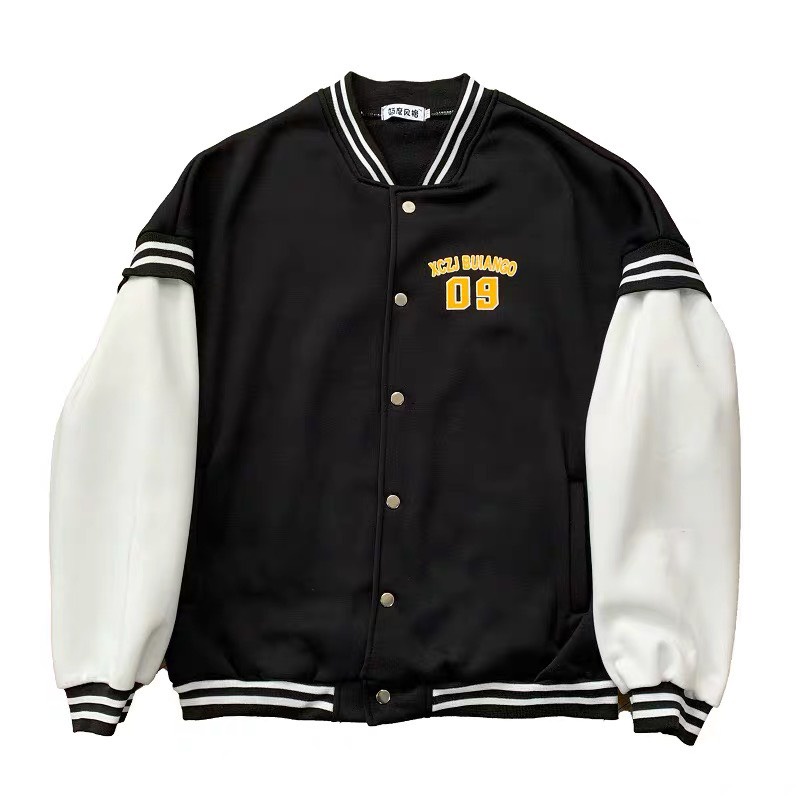 Áo khoác bomber nam dáng varsity jacket loại nỉ dày Mophus MB001P | BigBuy360 - bigbuy360.vn