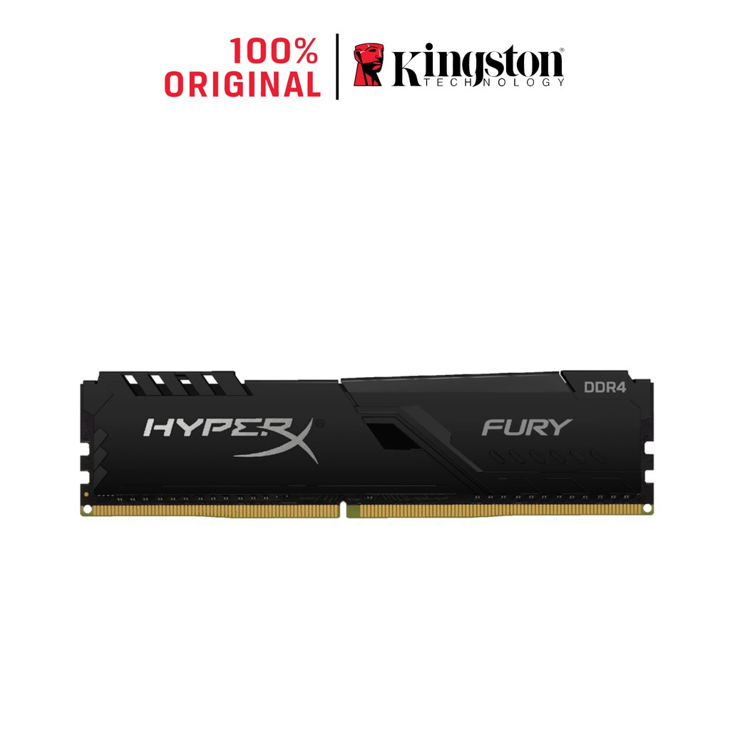 [Mã ELMALL10 giảm 10% đơn 500K] Ram máy tính PC Kingston Fury HyperX DIMM 2666Mhz DDR4 CL16 Black 8GB HX426C16FB3/8