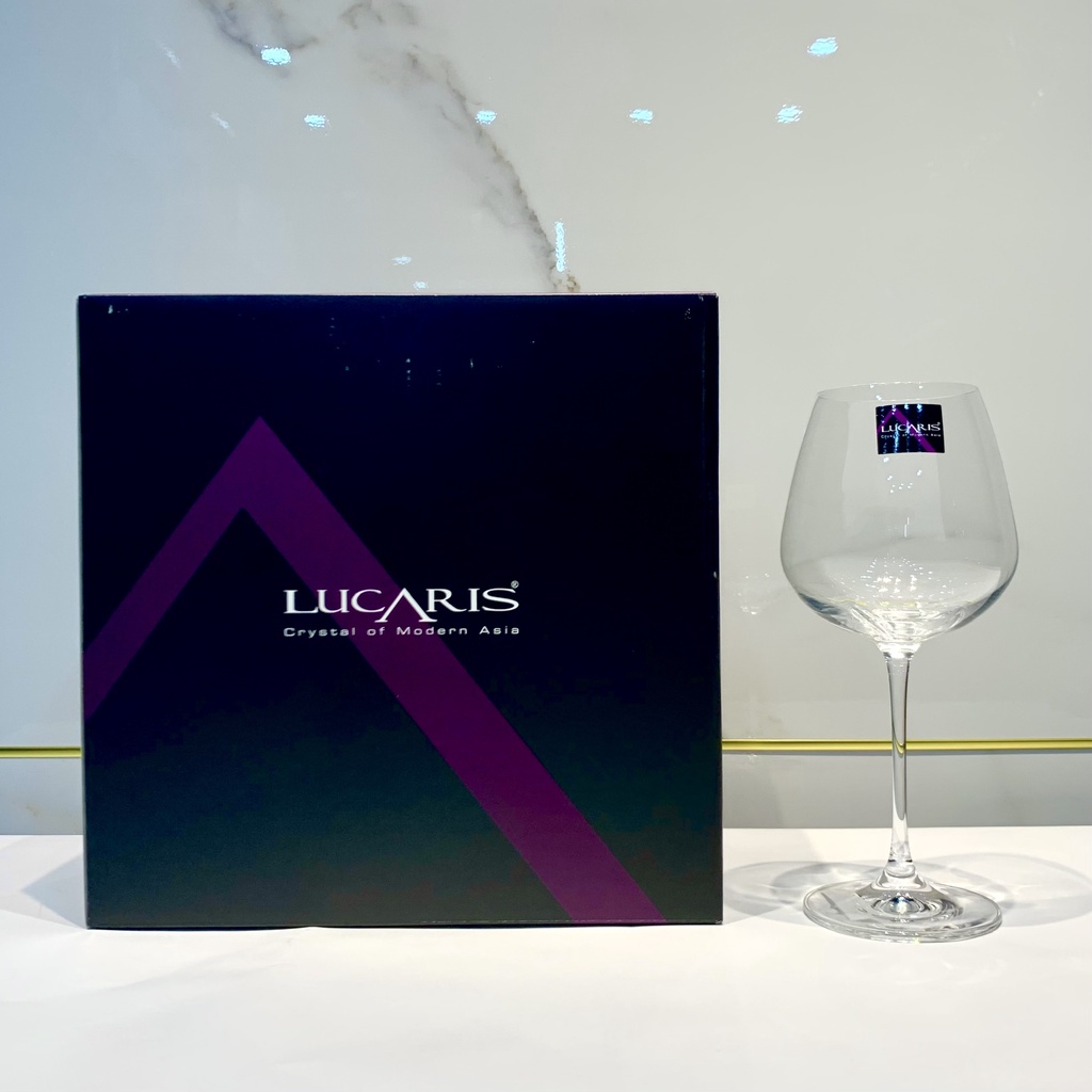 Bộ 6 Ly Uống Rượu Vang Trắng Pha Lê Cao Cấp Lucaris Rich White 485ml Nhập Khẩu Chính Hãng Sang Trọng - Desire S10RW17