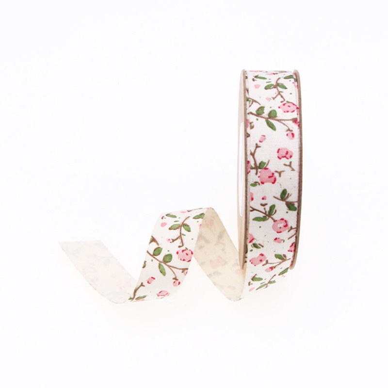 Cuộn Dây Ruy Băng Họa Tiết Chữ Mr & Mrs 10M 1.5cm Dùng Để Gói Quà Độc Đáo