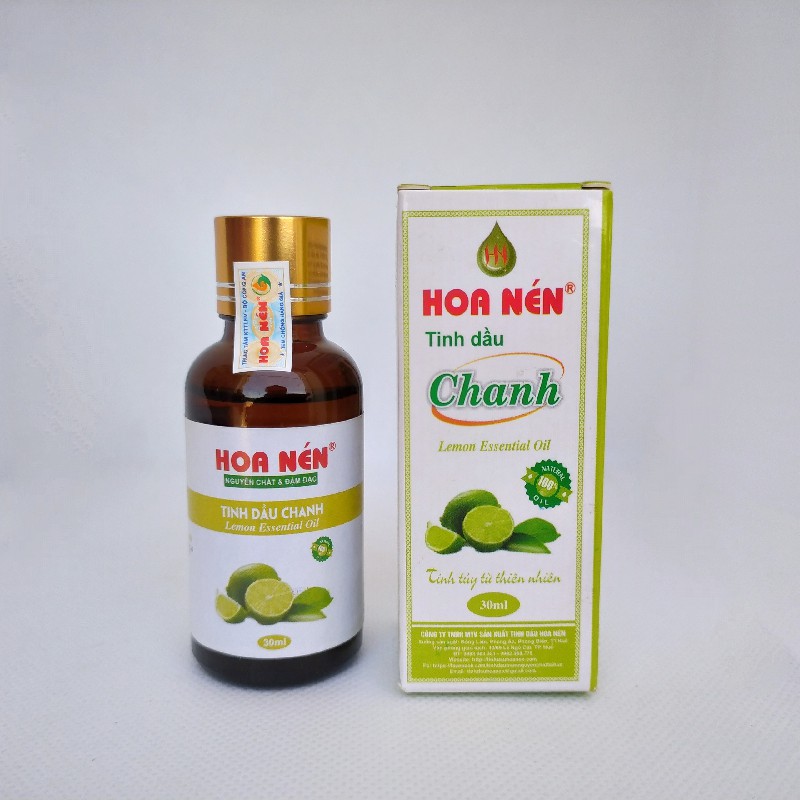 Tinh dầu Chanh NGUYÊN CHẤT Hoa Nén 30ml_Tinh dầu xông phòng hiệu quả