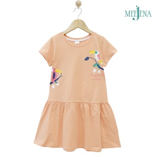 Đầm bé gái tay ngắn MEEJENA cho bé từ 32-38 kg, Vải COTTON - 1907