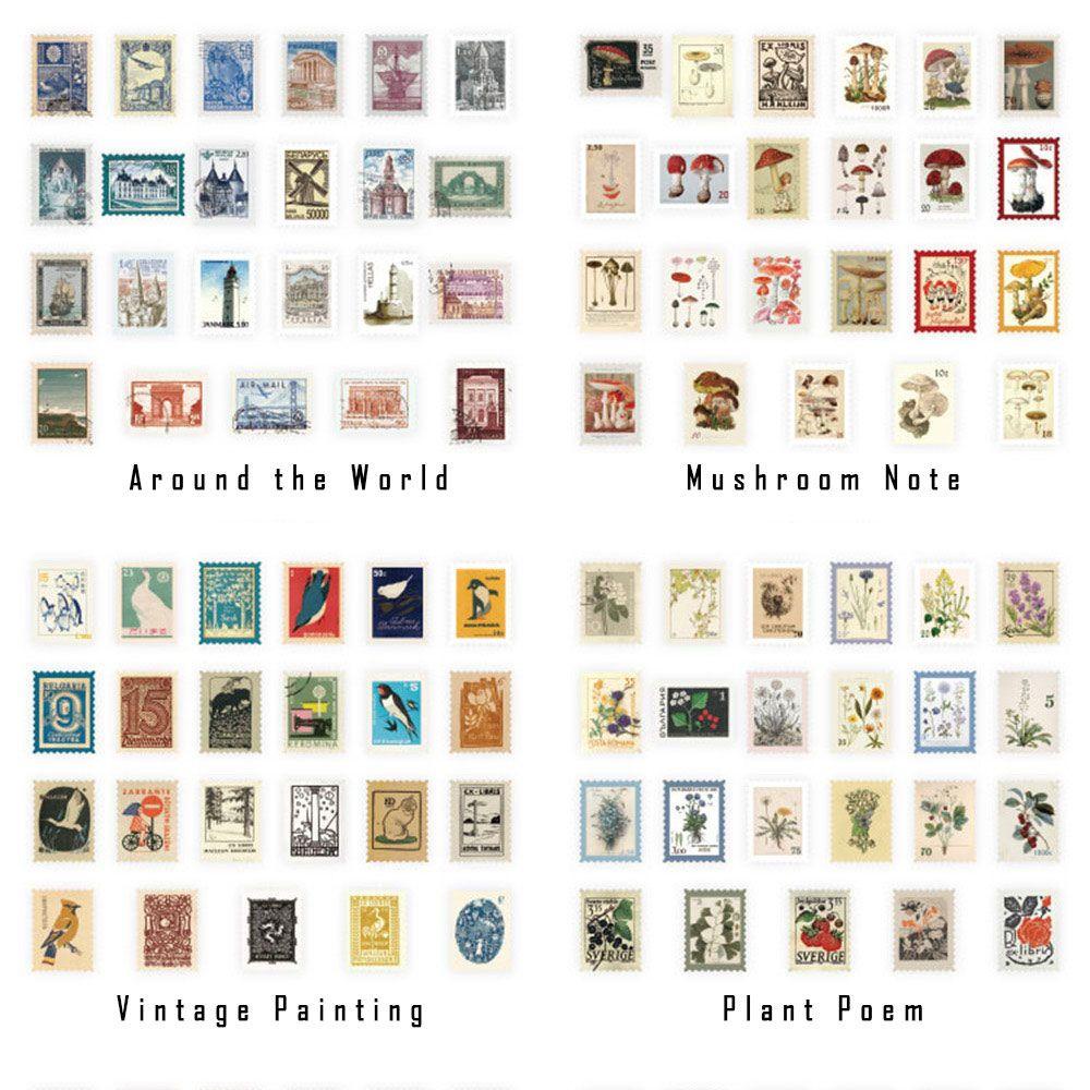Set 46 Sticker Dán Trang Trí Album Sổ Tay DIY Series 1