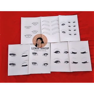 Giấy vẽ Face Chart 49 Tấm