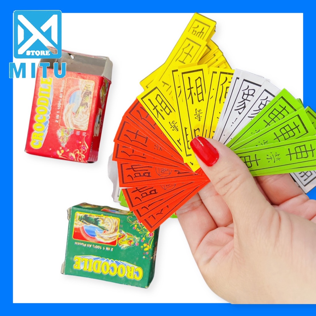 Bộ 2 Hộp Bài Tứ Sắc 112 Lá Crocodile VIP Đẹp Rõ Nét SP4833