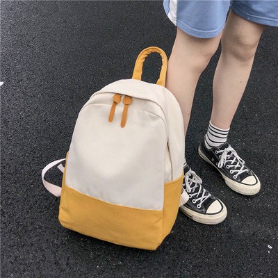 Balo ulzzang cặp sách đi học ba lô thời trang nữ đẹp vải kiểu dáng hàn quốc