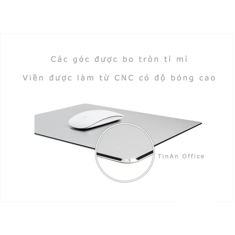 Miếng Lót Chuột Aluminum ( Mouse pad ) - Bàn di chuột nhôm