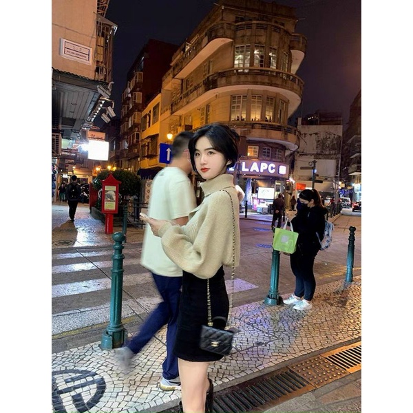 Sét Áo cặp tay dài hở ngực siêu hot  phong cách HQ (A15