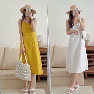 Váy 2 dây đũi thắt nơ lưng