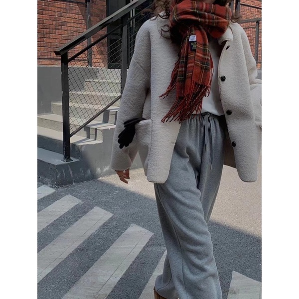 ÁO KHOÁC LÔNG CỪU SIÊU XINH