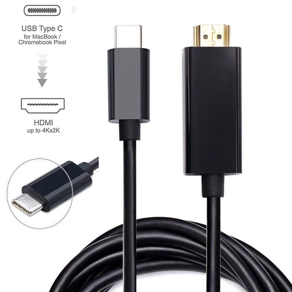 Cáp Chuyển Đổi Type C Usb-C Sang Hdmi 6ft Usb 3.1 (Thunderbolt)