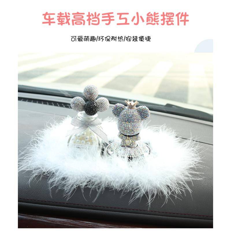 Sáp Thơm Ô Tô Đính Đá Hình Gấu Gloomy Bear Cao Cấp