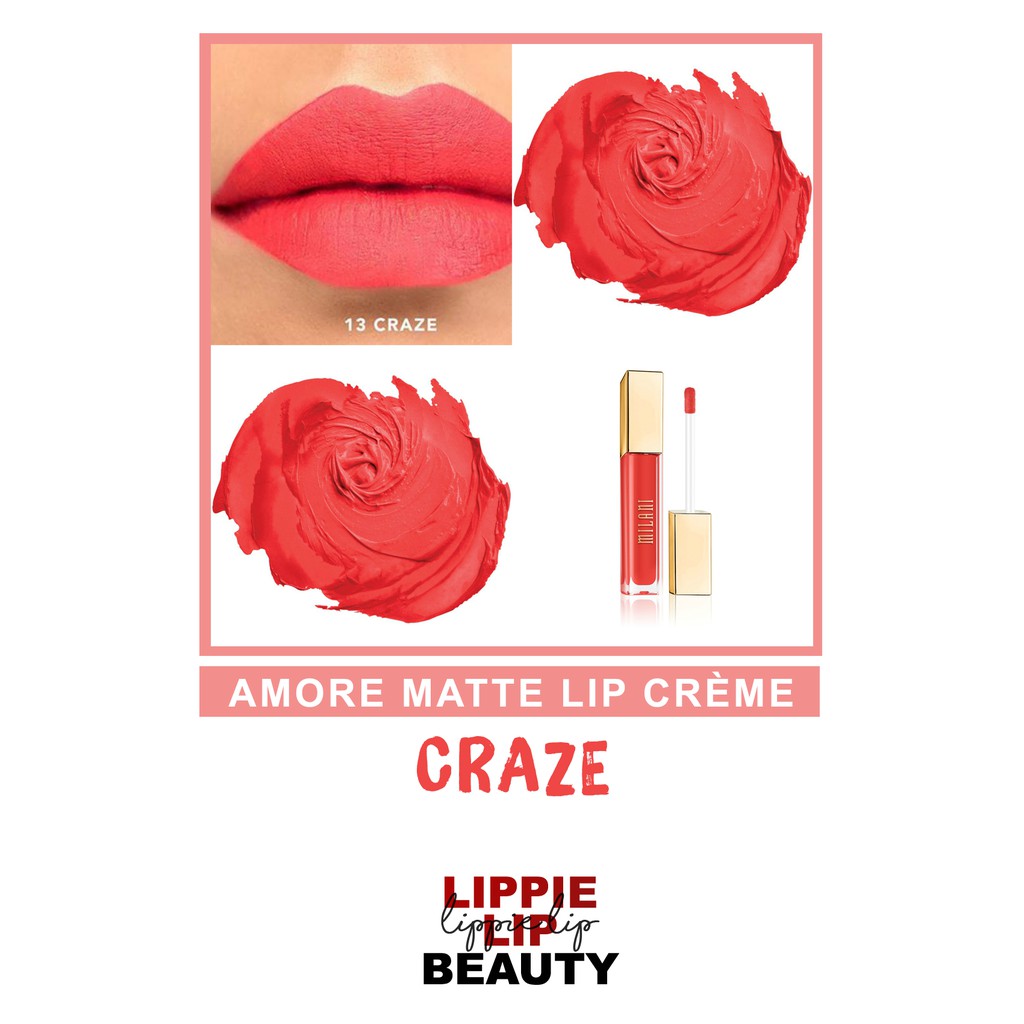 Son kem lì Milani Amore Matte Lip Crème