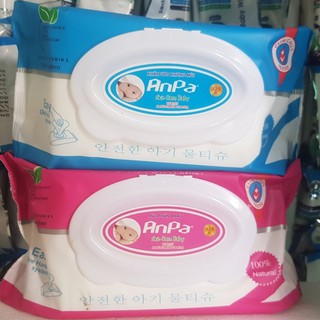 Khăn Giấy Ướt AnPa loại lớn 125 gr có mùi và không mùi