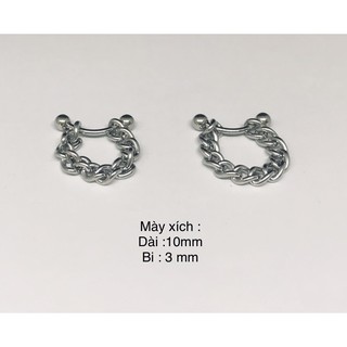 Khuyên mày dây xích/ khuyên mày piercing ocean