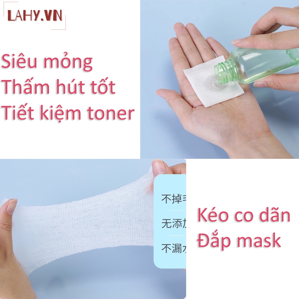 Bông thấm toner đắp mask kéo dãn 200 miếng