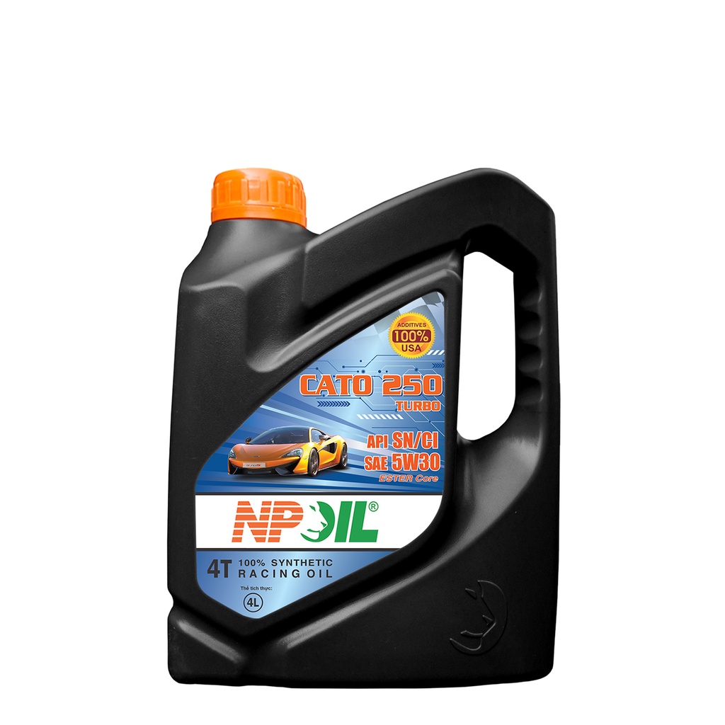 Dầu động cơ ô tô cao cấp - CATO 250 API SN/CI, SAE 5W40/5W30