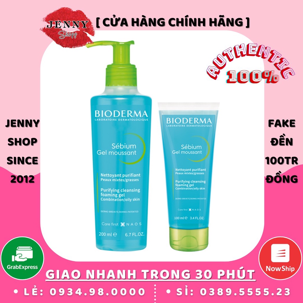 Sữa Rửa Mặt Bioderma Sébium Gel Moussant