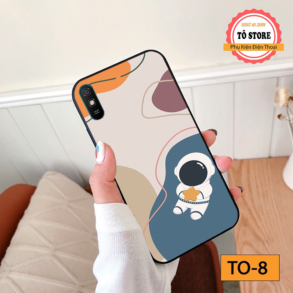 Ốp lưng Xiaomi Redmi 9A / Redmi 8A / Redmi 9C / Redmi 9T - Ốp lưng Xiaomi cao cấp in hình phi hành gia vũ trụ cá tính