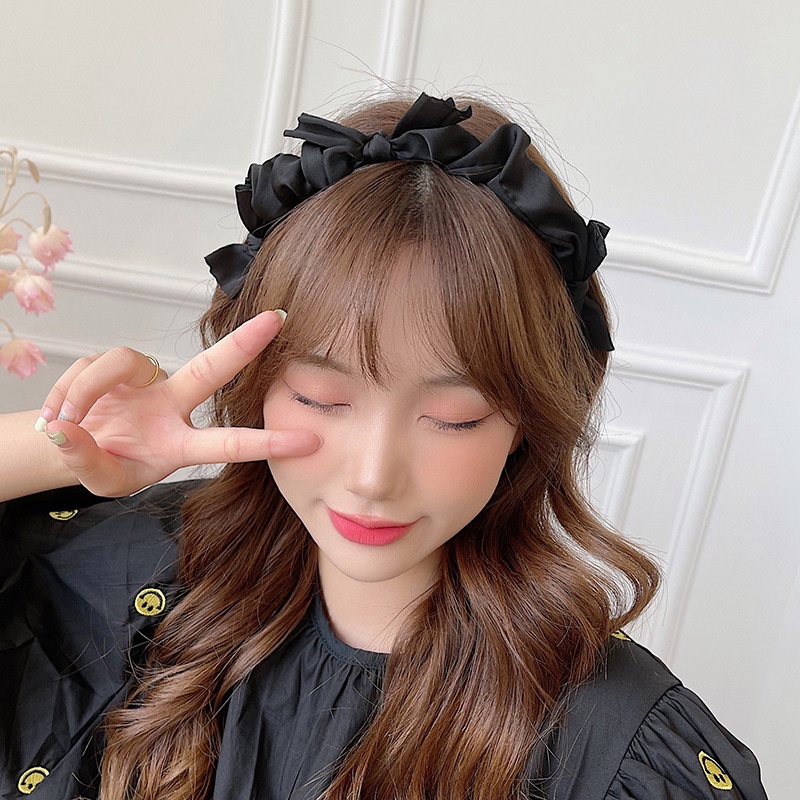 Bờm tóc Cute cho nữ phong cách Hàn Quốc nhiều màu sắc Kenin Shop