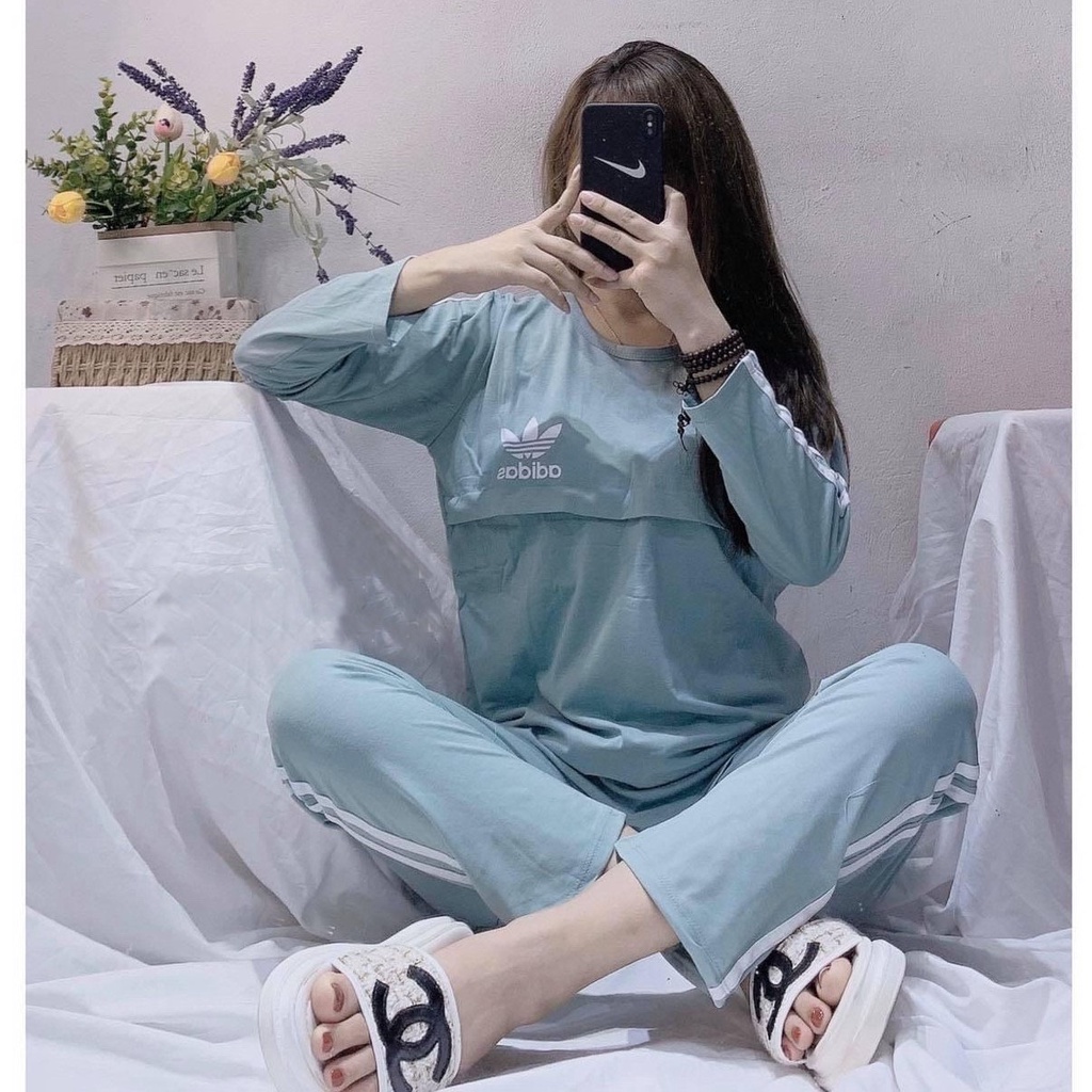 ( SALE ) Đồ bộ bầu - sau sinh mặc nhà - thời trang mới nhất - Chất liệu cotton ( A.DI.DAT )