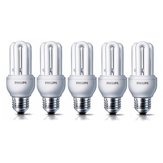 Bộ 5 bóng đèn compact 3u genie 11w philips
