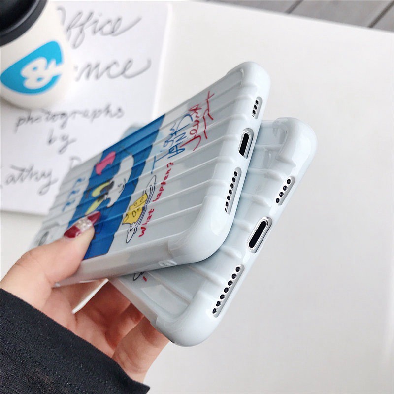 Ốp Lưng Iphone Vali Gân Nổi