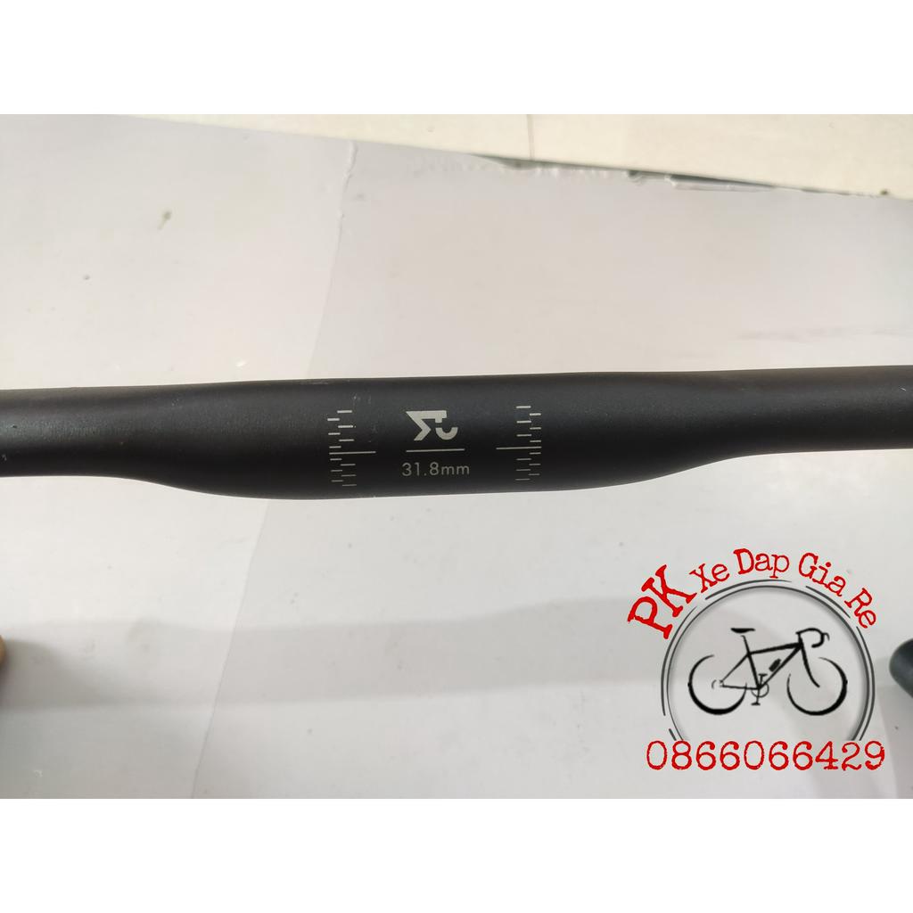 Ghi đông xe đạp đua 31.8mm bản dẹp dây cáp đi âm, Tay lái xe đạp đua nhôm cao cấp