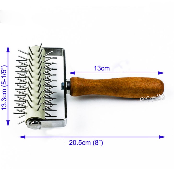 Con lăn gai inox đế bánh pizza