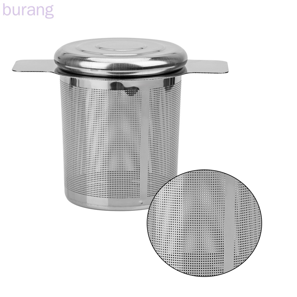 Bộ lọc trà có tay cầm bằng thép không gỉ an toàn tiện dụng