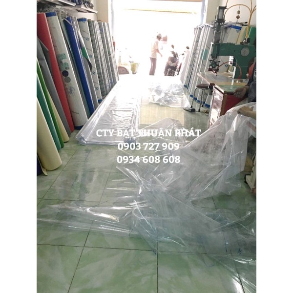 BẠT TRONG SUỐT SIÊU DÀY 0.5MM. NHẬN MAY THEO YÊU CẦU