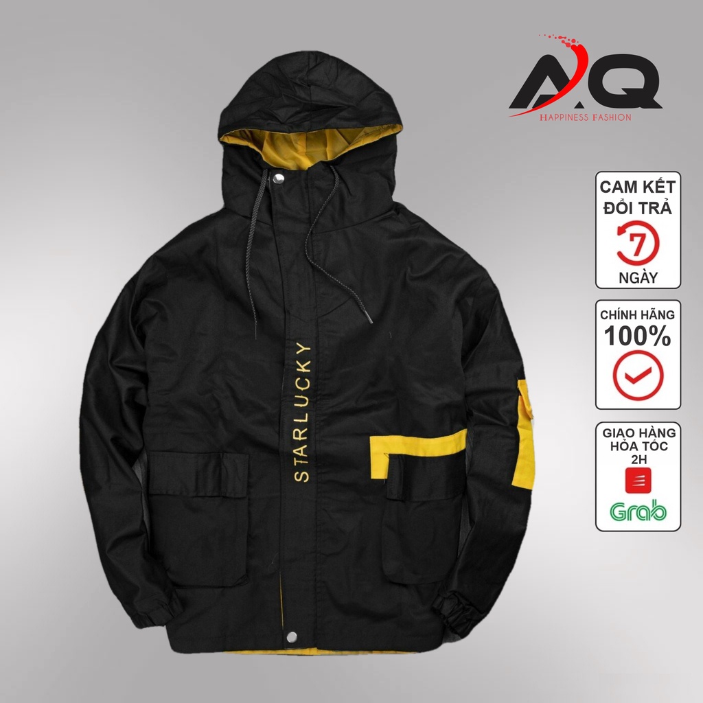Áo Khoác KAKI LUCKYSTAR❤️phong cách thời trang Hàn Quốc Nam Nữ Đẹp BTS Unisex - AQSTORE