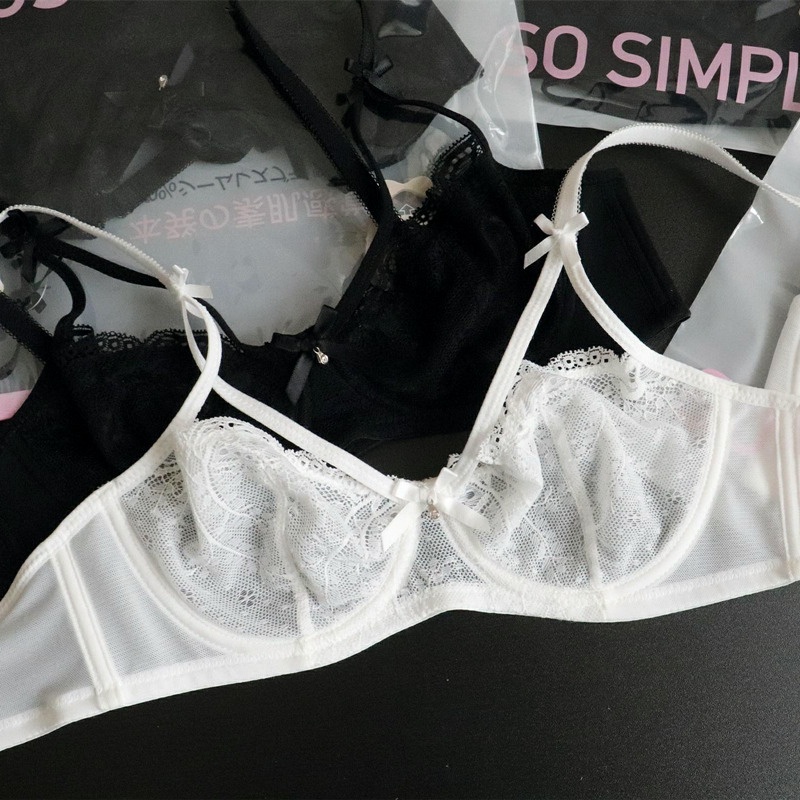 Bộ đồ lót nữ ren mỏng có gọng cao cấp, trẻ trung (MS 07012) Anna Shop