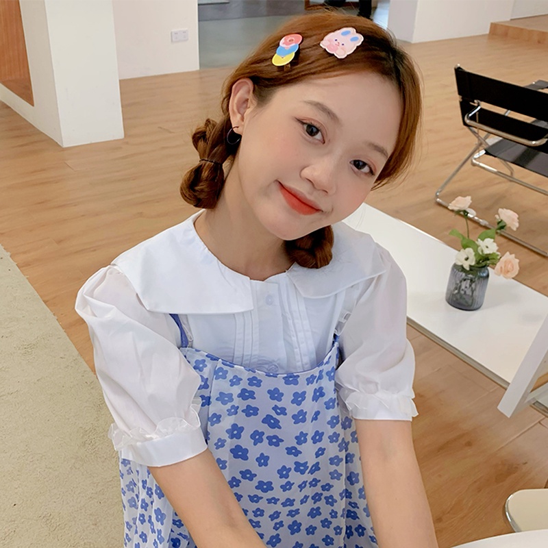 Kẹp tóc hình chú gấu hoạt hình dễ thương phong cách Hàn Quốc