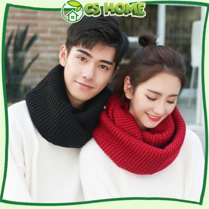 Khăn len choàng cổ nam nữ - Khăn ống quàng cổ mùa đông cuốn 2 vòng ấm áp hàng Quảng Châu KTT3 TT&GĐ