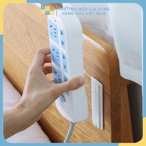 Móc Dán Tường Treo Ổ Cắm Điện, Cục Phát Wifi Với Miếng Dán Keo Trong Siêu Chắc 88062 Lamon Store