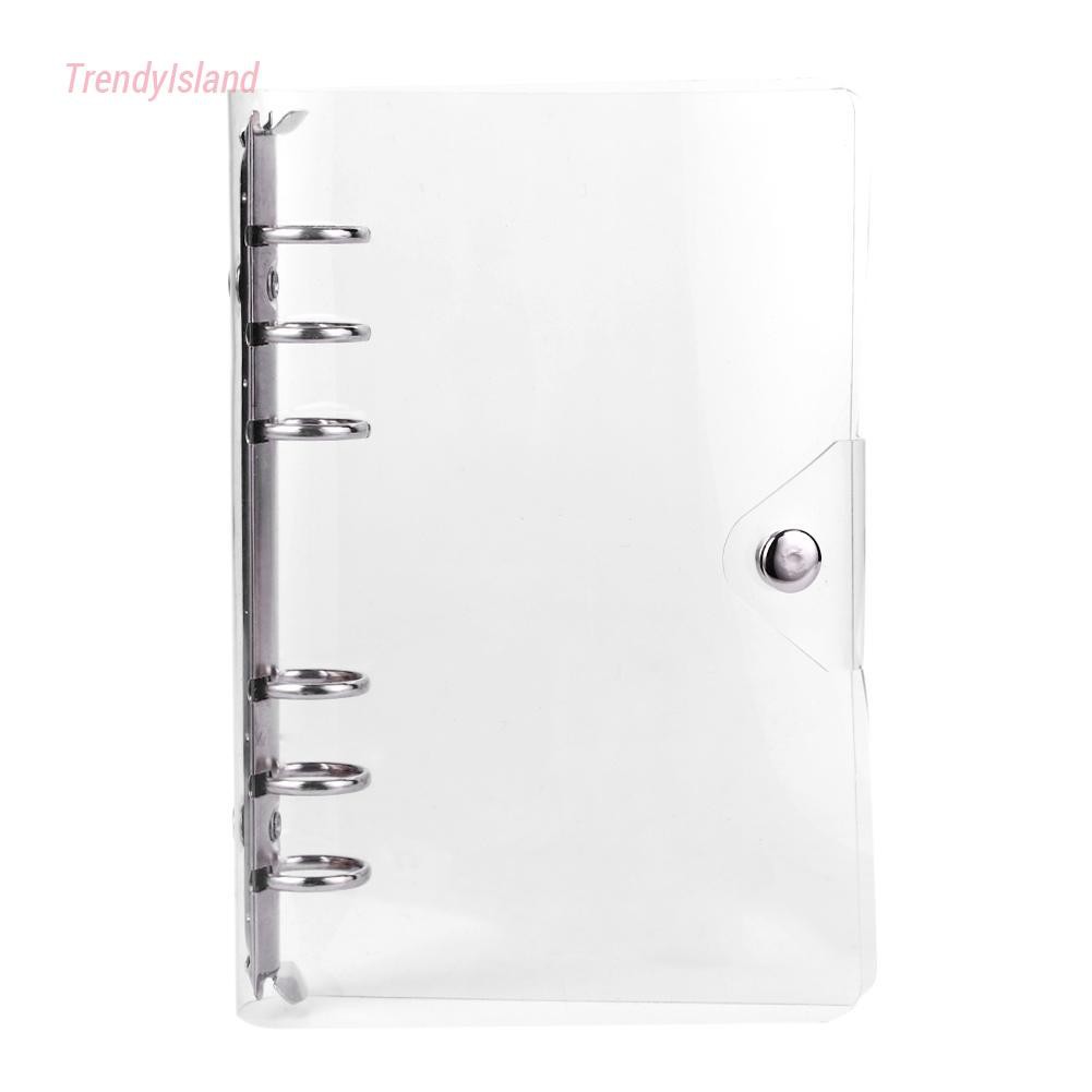 ☻TRE-Ready☻PVC Loose-Leaf Shell Notebook Diary Hand Account Binder Office Supplies