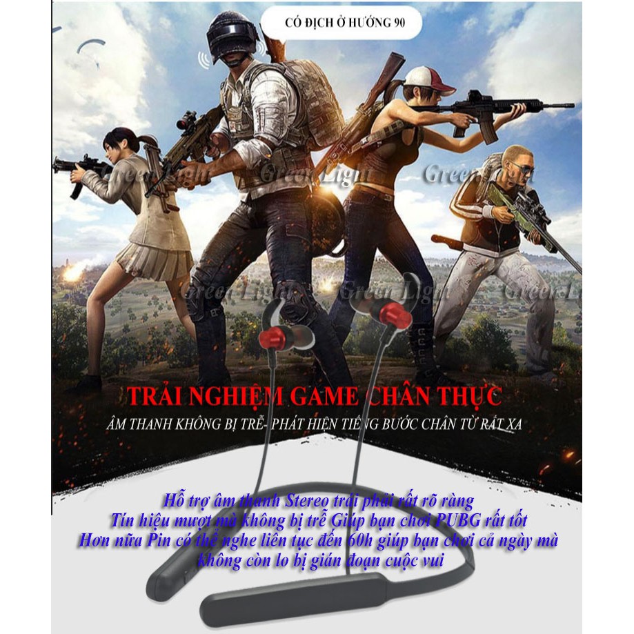 Tai nghe thể thao Bluetooth 5.0 ZH450 TAI NGHE  bluetooh pin tâu bass mạnh-