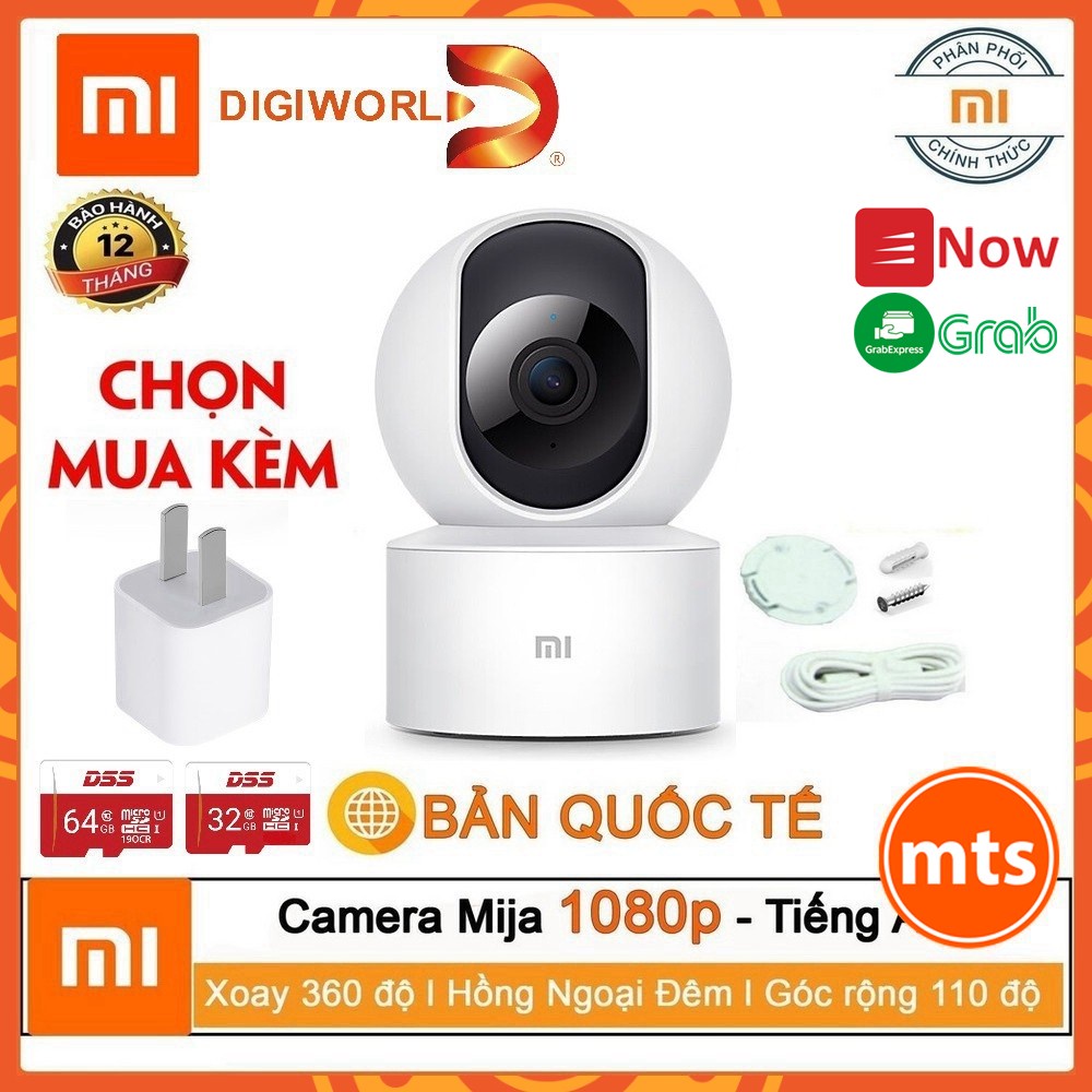 [QUỐC TẾ] Camera Xiaomi Mija Xoay 360 độ Ip 1080p góc  BHR4885GL bản quốc tế bảo hành 12 tháng - Minh Tín Shop