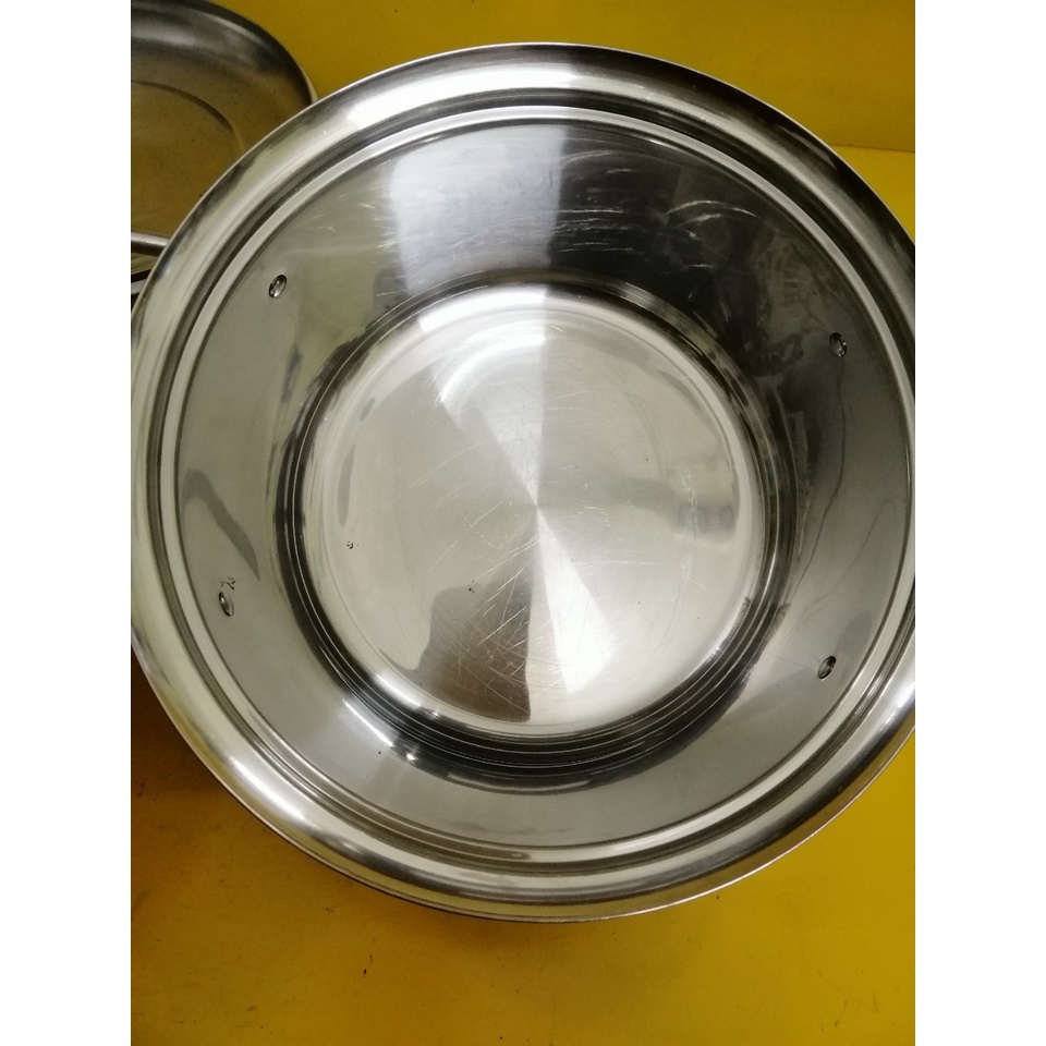 Nồi inox nội địa Nhật, size 22cm, cao 10cm (mã 788), Dùng được bếp từ
