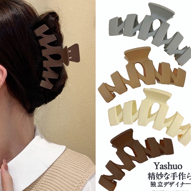 Kẹp tóc acrylic phong cách Hàn Quốc thời trang dành cho nữ