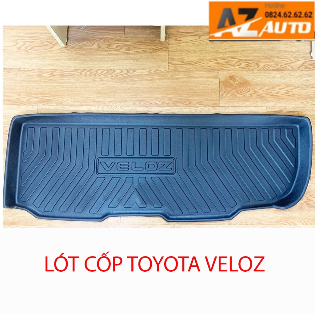 Lót cốp Toyota Veloz 2022 -2023  chất liệu nhựa dẻo, không mùi, không thấm nước
