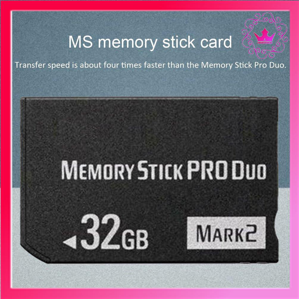 ⚛4GB 8GB 16GB 32GB Memory Stick MS Pro Duo Memory Card For Sony PSP Black