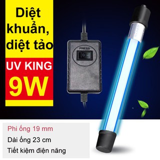 Đèn uv 9w diệt tảo diệt khuẩn cho bể cá sterilization king 107 - uvkinh9w