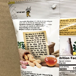 3 Túi Đậu Phộng Tân Tân Da Cá 70g